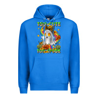True Royal too cute too spook Premium Hoodie - LillyAllenDesigns