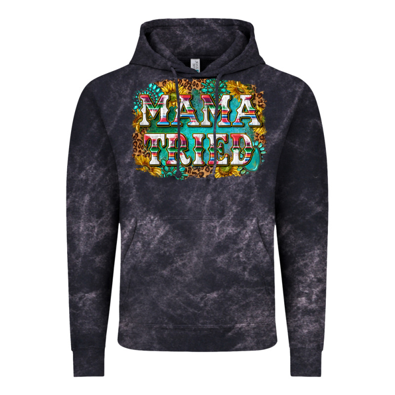 Western Mama Tried With Sunflowers And Gemstone Vintage Hoodie by texasbilliewilder | Teevron