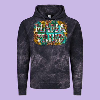 Western Mama Tried With Sunflowers And Gemstone Vintage Hoodie Designed By Texasbilliewilder