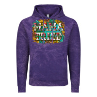 Cloud Purple western mama tried with sunflowers and gemstone Vintage Hoodie - texasbilliewilder