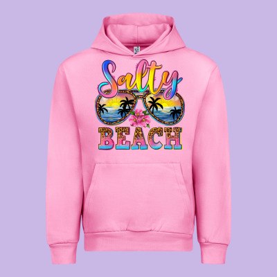Salty Beach Urban Hoodie Designed By Nancycooperartshop