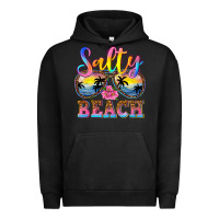 Pigment Black Salty beach Urban Hoodie - NancyCooperArtShop