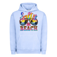 Pigment Grape Ice Salty beach Urban Hoodie - NancyCooperArtShop