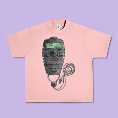 Baseball Counter And Stopwatch Fa Element Urban Heavy Tee Designed By Fadigitalartstudio