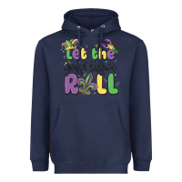 Navy let the good times roll Heavyweight Hoodie - MaliasSmallBusiness