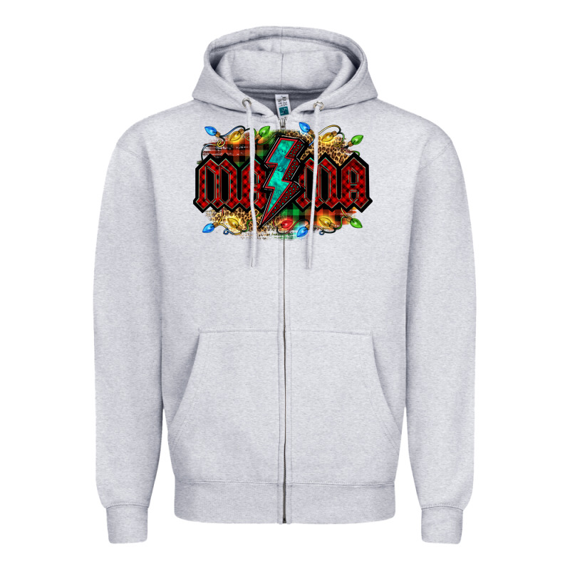 Lightning Bolt Mama Christmas Zipper Hoodie by Jasminsmagicworld | Teevron