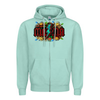 Seafoam lightning bolt mama christmas Zipper Hoodie - Jasminsmagicworld