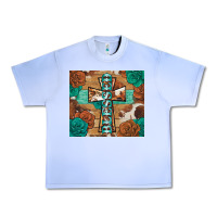 Grape Ice blessed cross Urban Heavy Tee - BarkalooDesign
