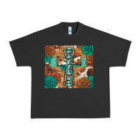Pigment Black blessed cross Urban Heavy Tee - BarkalooDesign