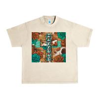 Sandshell blessed cross Urban Heavy Tee - BarkalooDesign