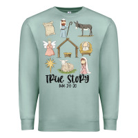 Seafoam true story Premium Sweatshirt - MaliasSmallBusiness