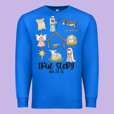 True Story Premium Sweatshirt Designed By Maliassmallbusiness