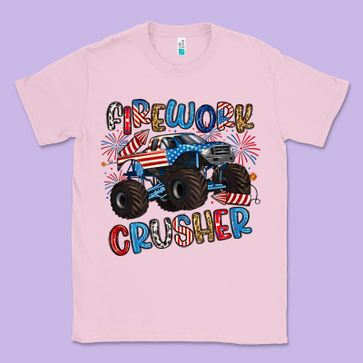 Firework Crusher Classic Tee Designed By Artiststas