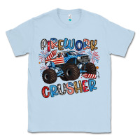 Dusty Blue firework crusher Classic Tee - Artiststas