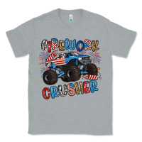 Heather Grey firework crusher Classic Tee - Artiststas