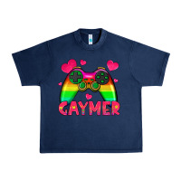 Navy gaymer Urban Heavy Tee - HRA Design Shop