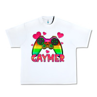 White gaymer Urban Heavy Tee - HRA Design Shop