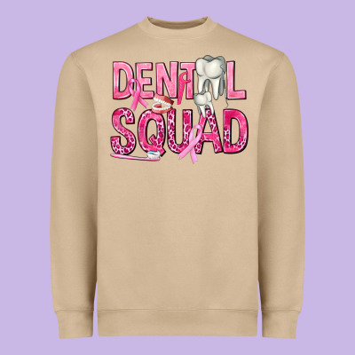 Dental Squad With Teeth Heavyweight Sweatshirt Designed By Texasbilliewilder