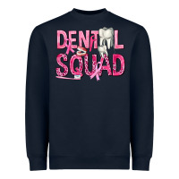 Navy Dental Squad with Teeth Heavyweight Sweatshirt - texasbilliewilder