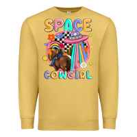 Antique Gold space cowgirl Premium Sweatshirt - MaliasSmallBusiness
