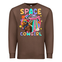 Chestnut space cowgirl Premium Sweatshirt - MaliasSmallBusiness