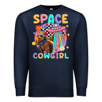 Navy space cowgirl Premium Sweatshirt - MaliasSmallBusiness
