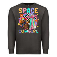 Smoke space cowgirl Premium Sweatshirt - MaliasSmallBusiness