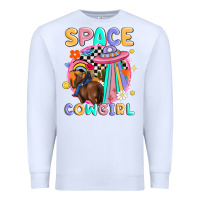 White space cowgirl Premium Sweatshirt - MaliasSmallBusiness