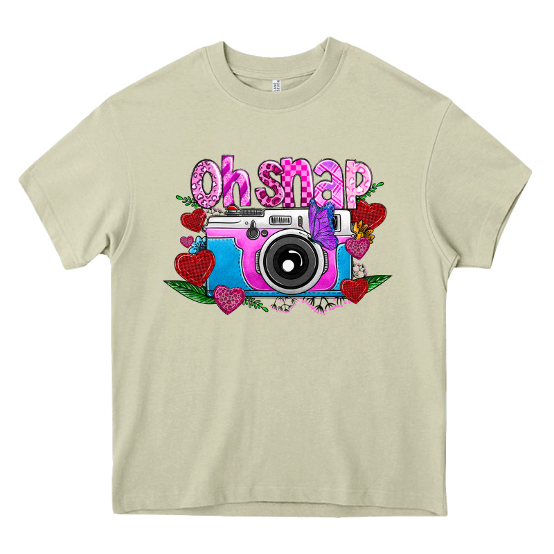 Oh Snap Heavy Core Tee by CowhideDigitalArt | Teevron