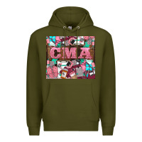 Army Green cma Premium Hoodie - LillyAllenDesigns