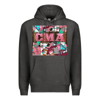 Charcoal Heather cma Premium Hoodie - LillyAllenDesigns