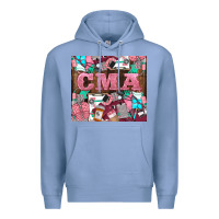 Colony Blue cma Premium Hoodie - LillyAllenDesigns