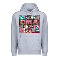 Heather Grey cma Premium Hoodie - LillyAllenDesigns