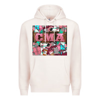 Pale Pink cma Premium Hoodie - LillyAllenDesigns