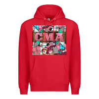 Red cma Premium Hoodie - LillyAllenDesigns