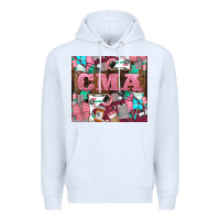 White cma Premium Hoodie - LillyAllenDesigns