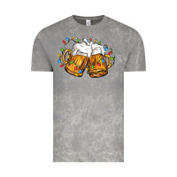 Cloud Rock beer with christmas lights Vintage Tee - FaDigitalArtStudio