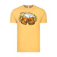 Vintage Mustard beer with christmas lights Vintage Tee - FaDigitalArtStudio