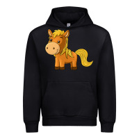 Black cute horse Urban Hoodie - texasbilliewilder