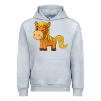 Heather Grey cute horse Urban Hoodie - texasbilliewilder
