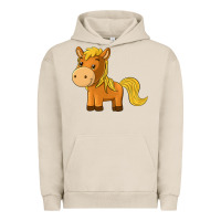 Pigment French Oak cute horse Urban Hoodie - texasbilliewilder