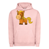 Pigment Salmon cute horse Urban Hoodie - texasbilliewilder