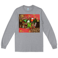 Heather Grey cna christmas Long Sleeve Tee - AdoDesignShop