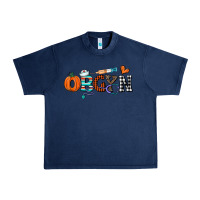 Navy obgyn Urban Heavy Tee - CowhideDigitalArt