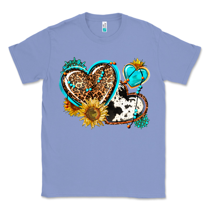 Western Leopard Pride  Hearts Classic Tee by AdoDesignShop | Teevron