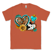 Copper western leopard pride  hearts Classic Tee - AdoDesignShop