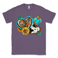 Lavender western leopard pride  hearts Classic Tee - AdoDesignShop