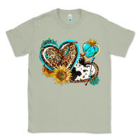Matcha western leopard pride  hearts Classic Tee - AdoDesignShop