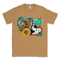 Toasted Coconut western leopard pride  hearts Classic Tee - AdoDesignShop