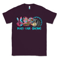 Plum peace love racing Classic Tee - AdoDesignShop